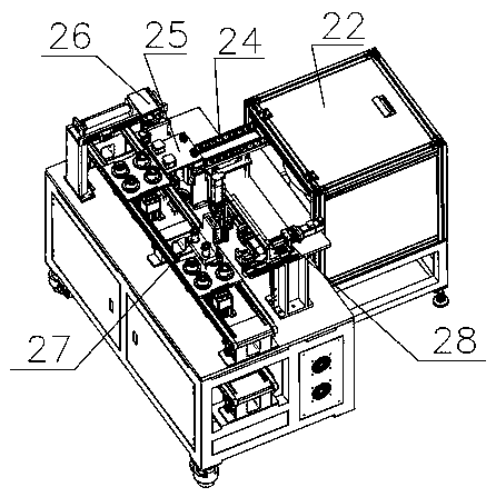 Automatic assembly system of LED bulb lamp