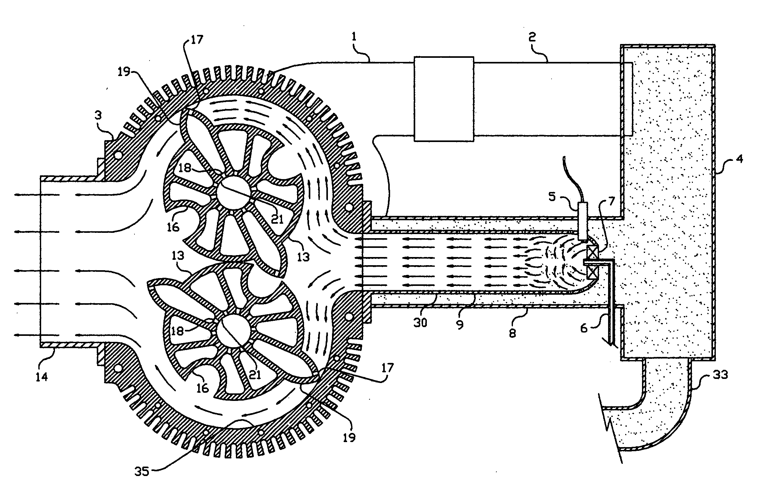 Open-cycle internal combustion engine