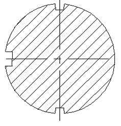 Suspension body of hot water circulating pump provided with groove structure on inner wall surface