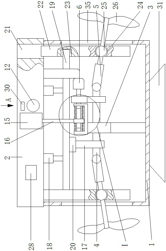 An intelligent face recognition device based on automatic induction opening and closing