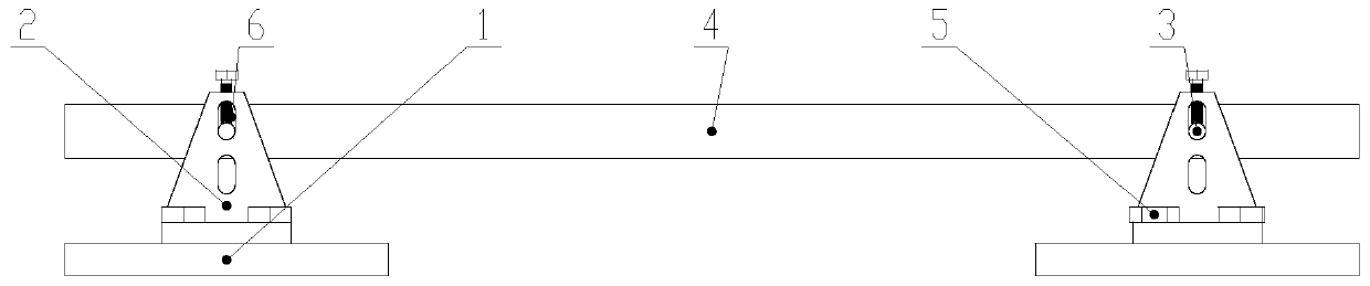 Multi-span simply-supported boundary condition test device