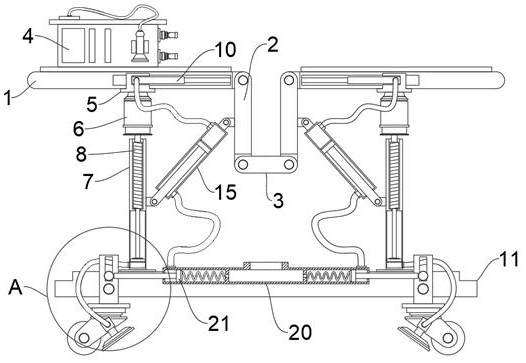 Circuit board test platform for electronic information engineering