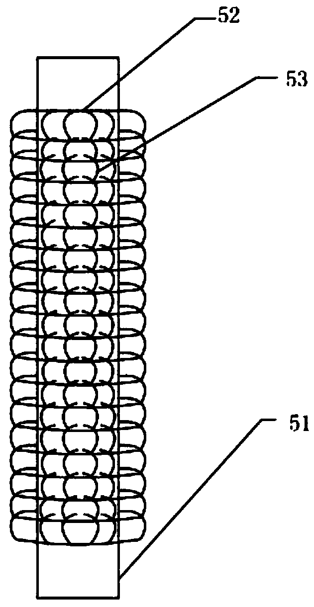 Rapid setting furnace with vertical low resistance cooling system