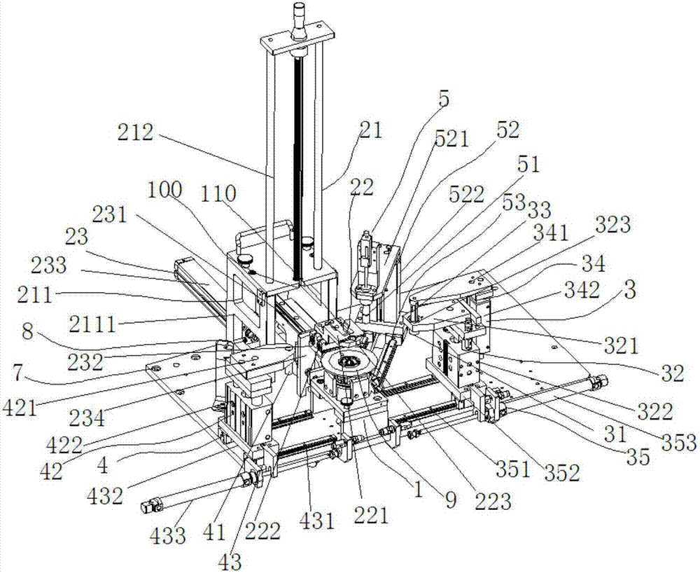 Automatic assembling structure for supercharger C-type ring