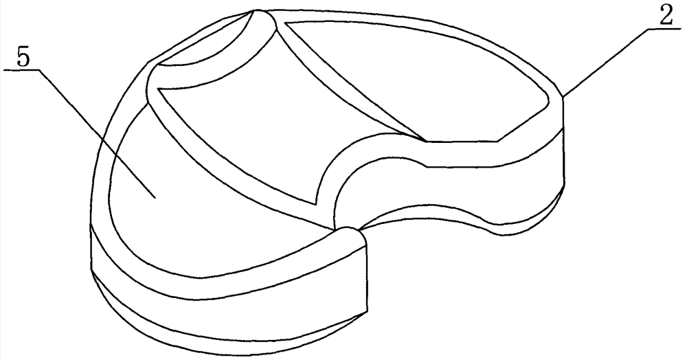 Movable joint spacer for infection after total knee replacement