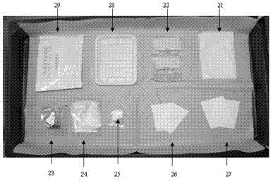 Disposable hemodialysis nursing bag