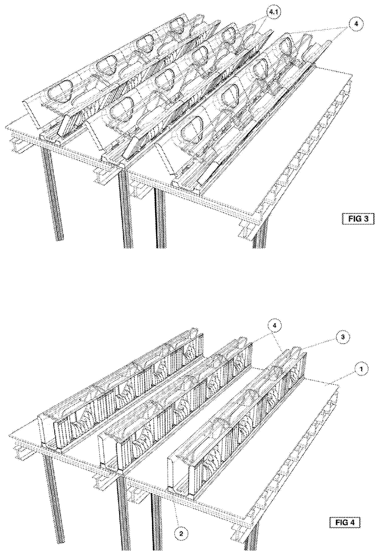 Moulding unit for girder construction by means of quick-assembly systems