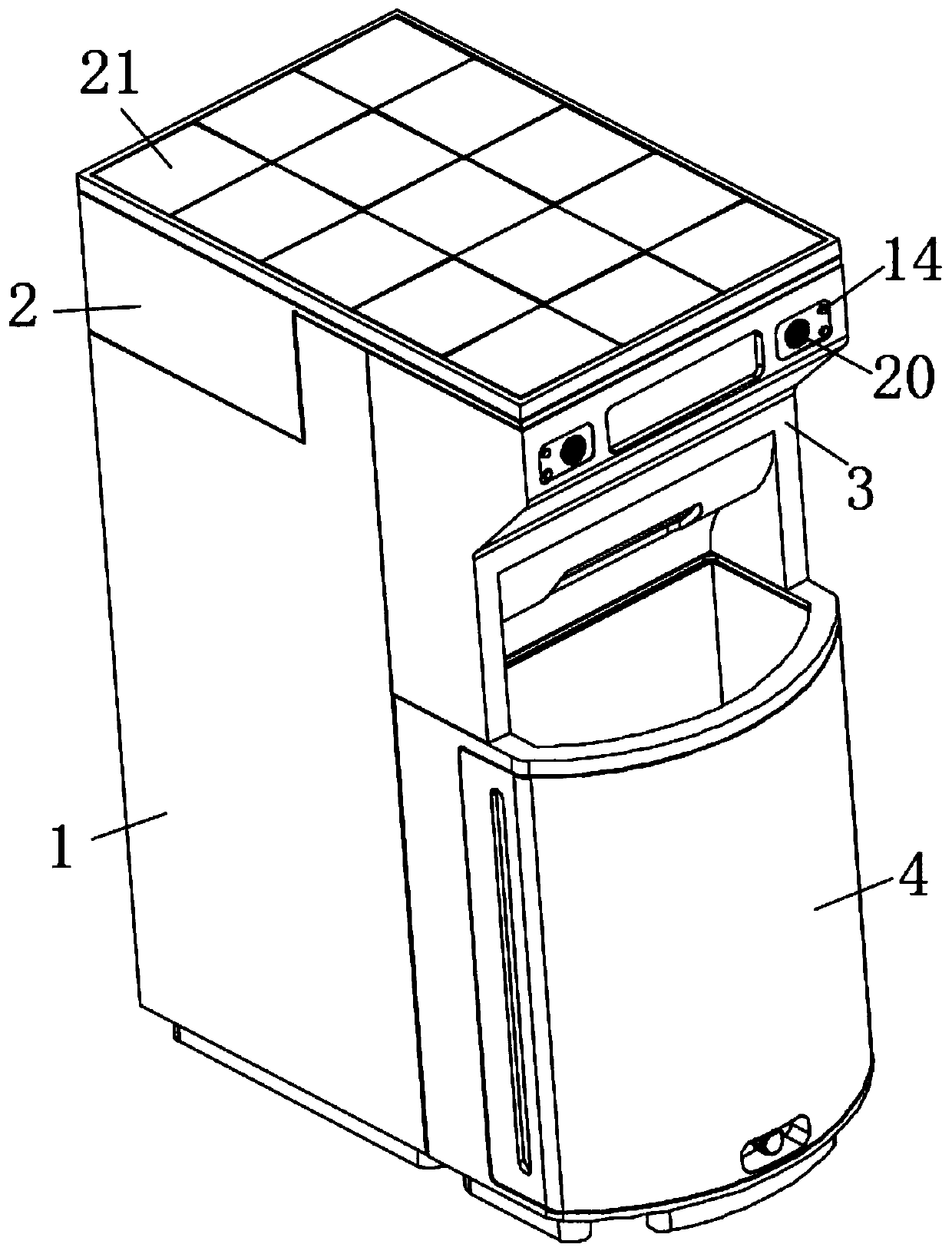 Plastic bottle intelligent recovery device