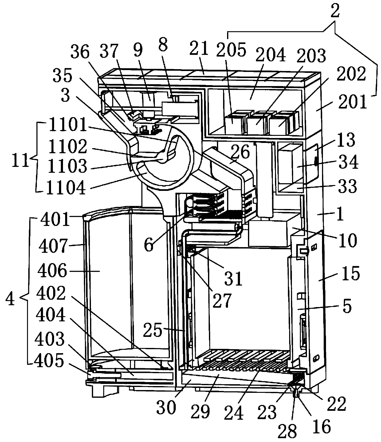 Plastic bottle intelligent recovery device