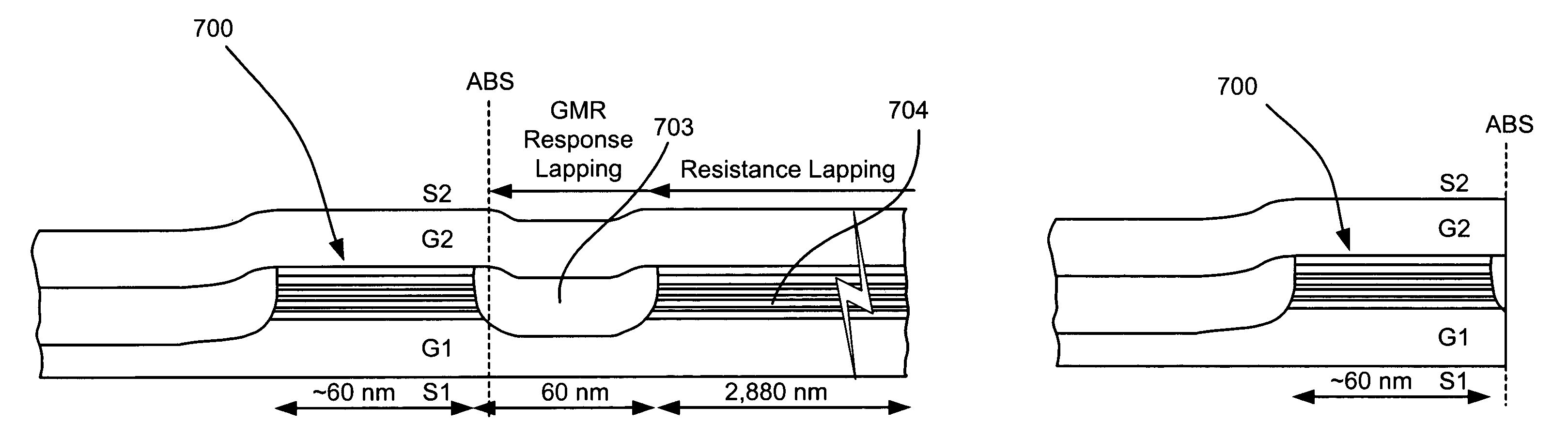 Method of forming an embedded read element