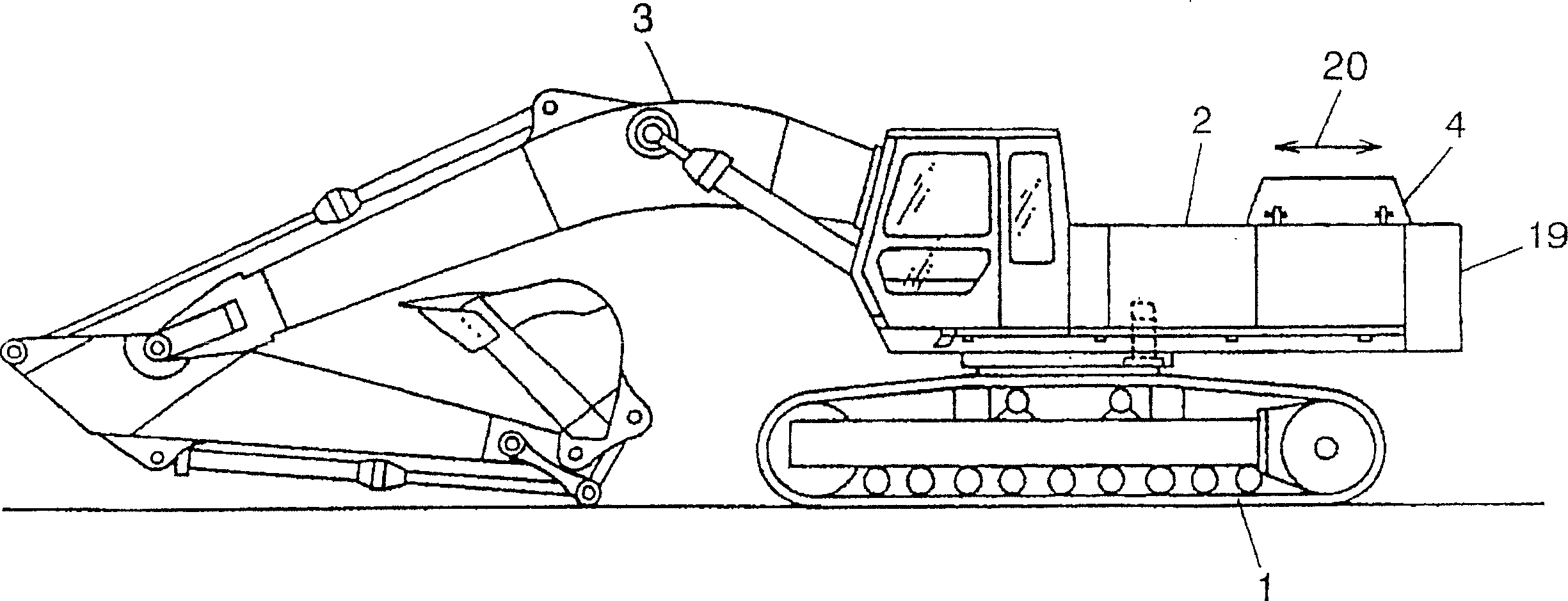 Engineering machinery cooling device collocating structure