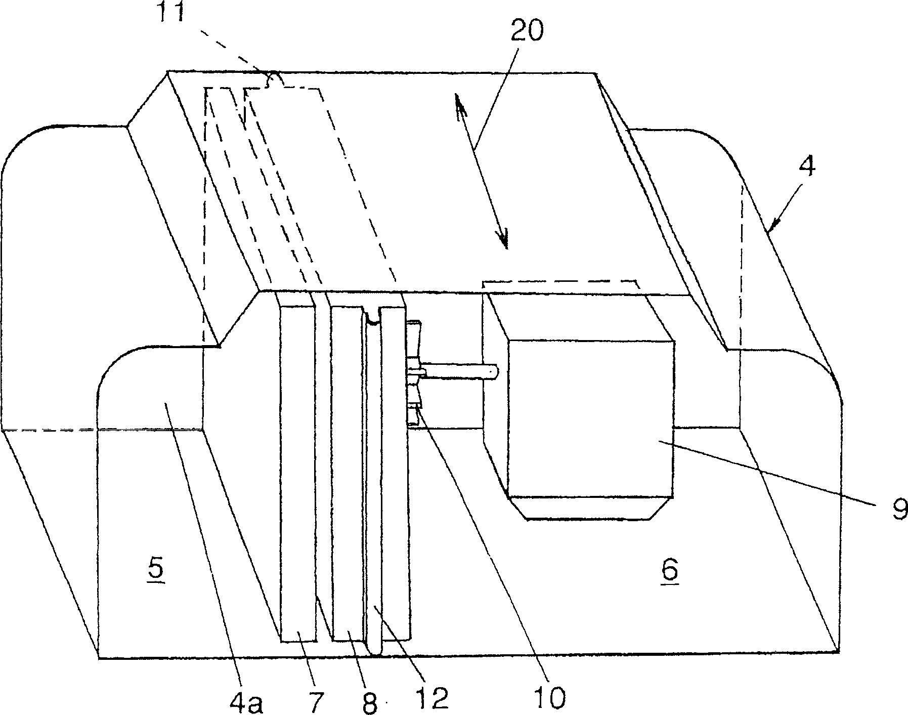 Engineering machinery cooling device collocating structure