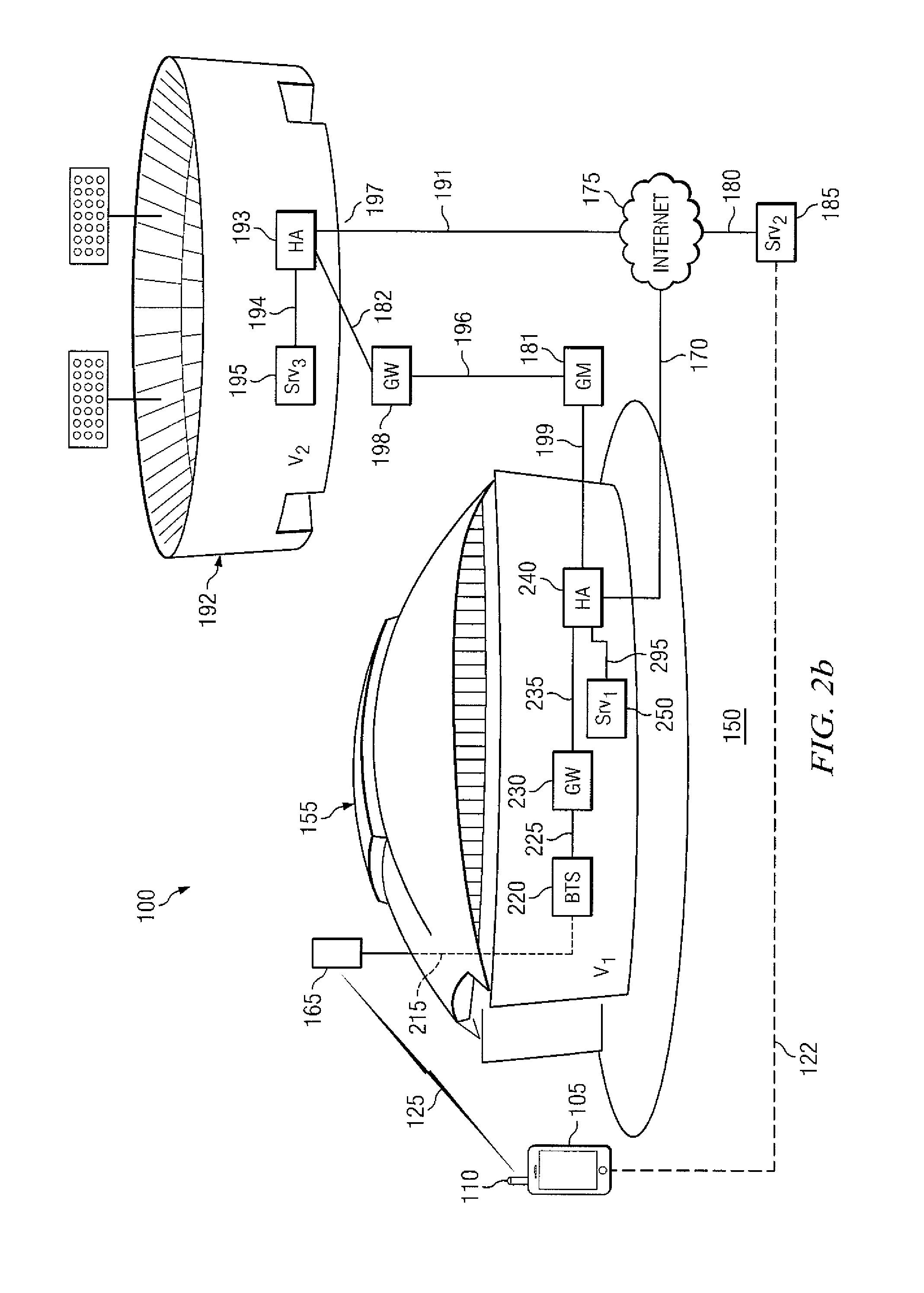 System and method for supporting mobile unit connectivity to venue specific servers