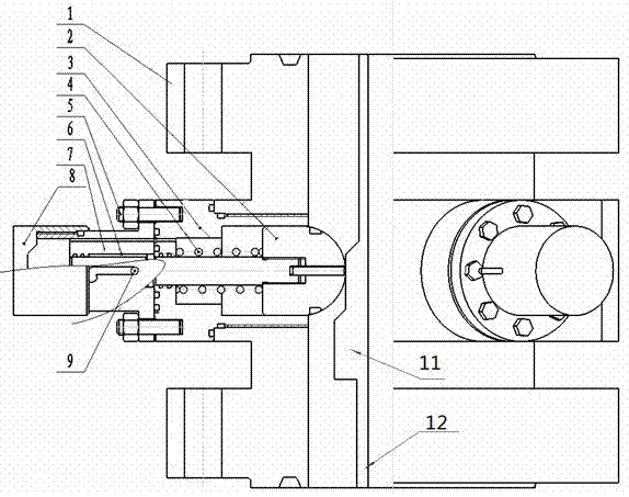 Large-diameter tool inductor operating under pressure