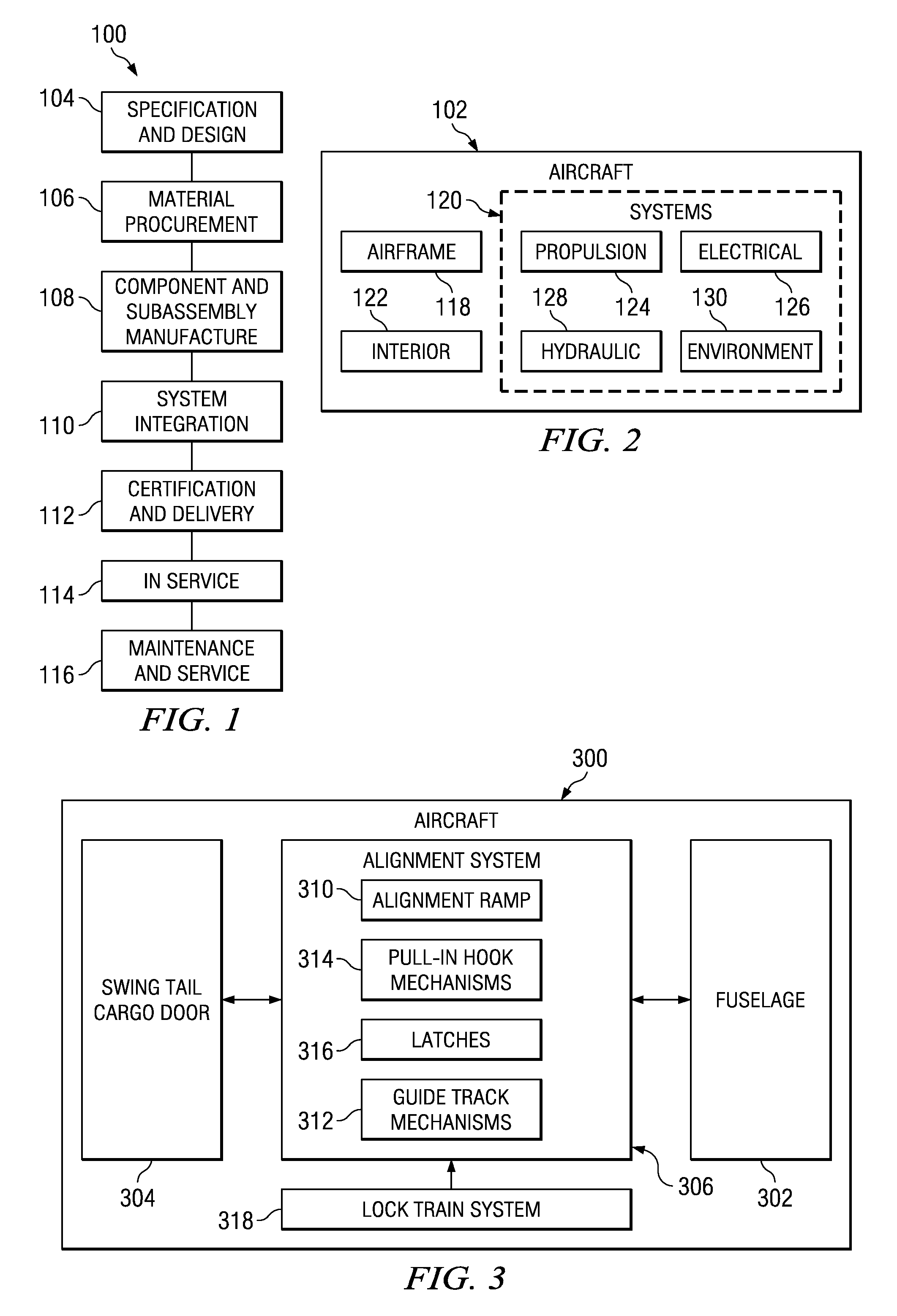 Method and apparatus for closing a swing tail on an aircraft