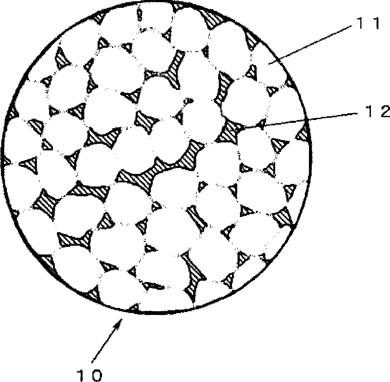 Tooth for dental arch model and method of producing the same