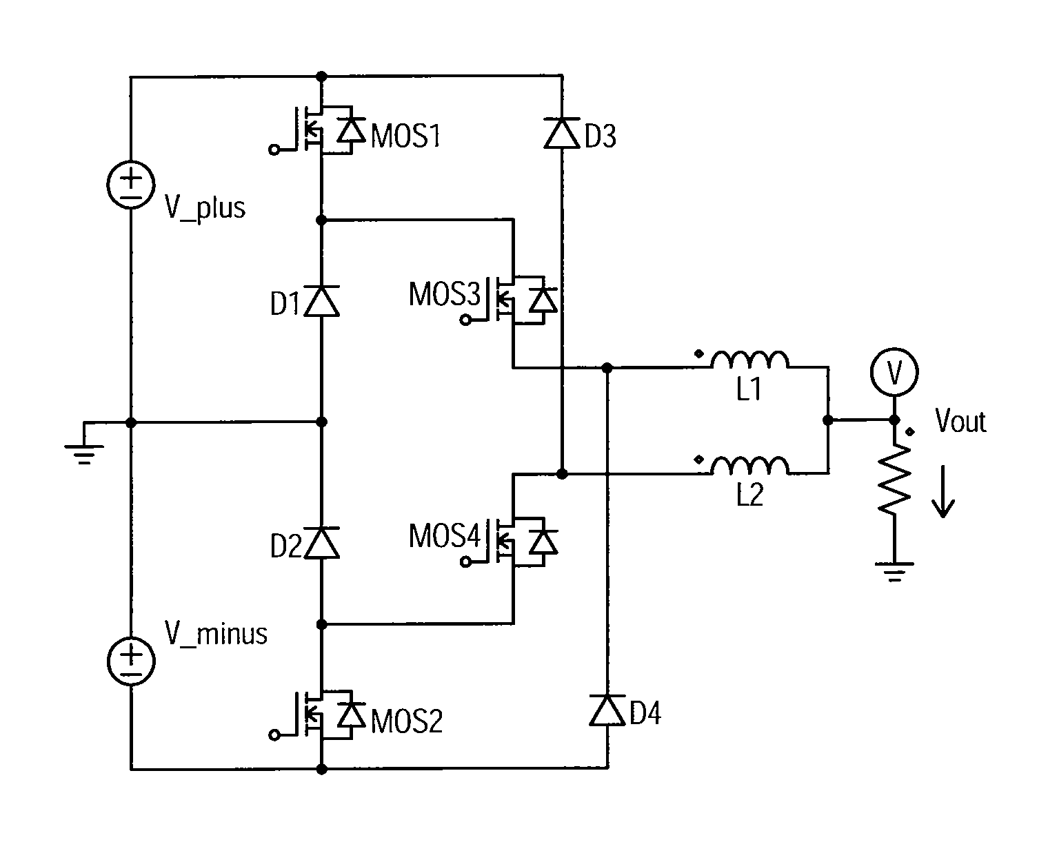 Inverter topologies usable with reactive power