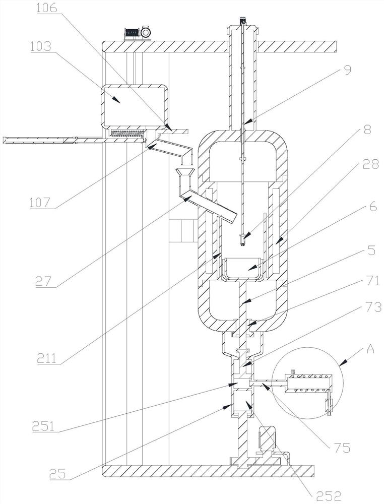 Energy-saving crystal growth single crystal furnace equipment and use method thereof