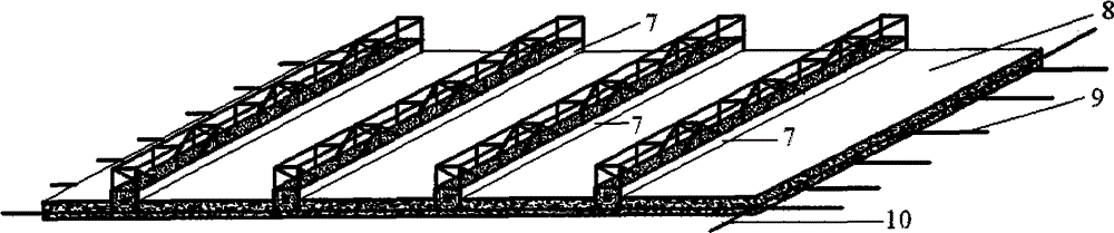 Self-supporting pre-stress combination beam lightweight aggregate concrete composite slab