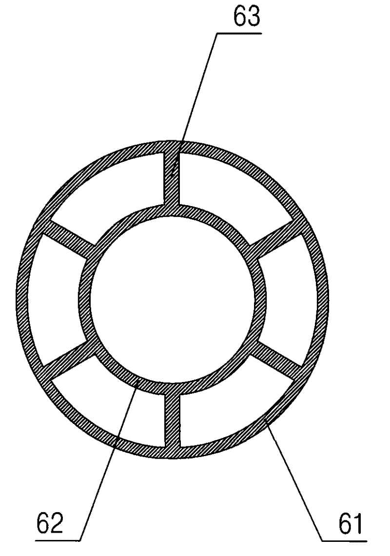 Vertical gravity discharging centrifuge