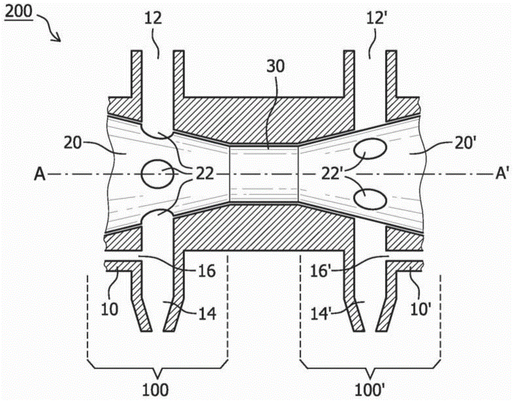 Continuous feed metering device