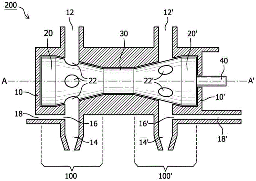 Continuous feed metering device