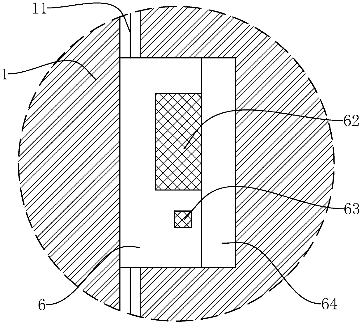 Curtain wall connecting structure, installation and detachment tool and installation and detachment method