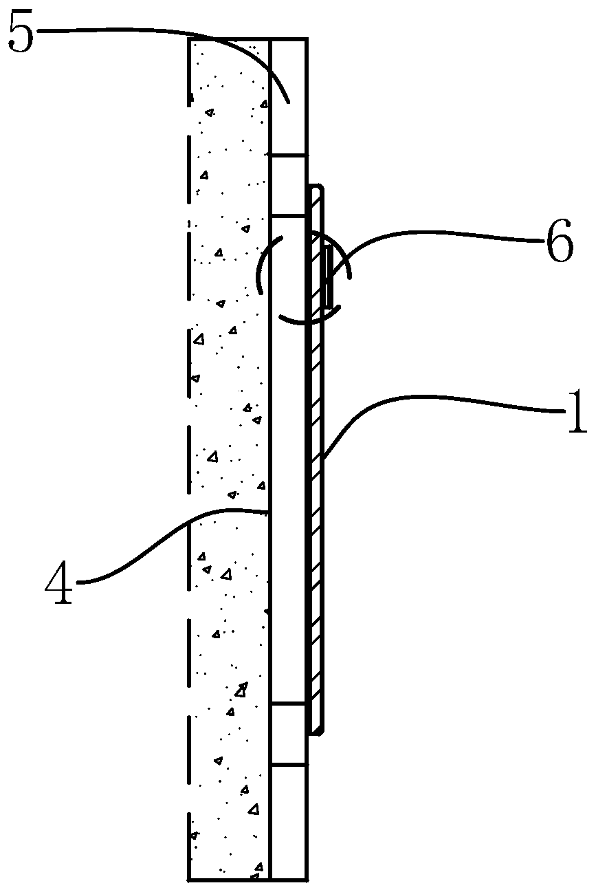 Curtain wall connecting structure, installation and detachment tool and installation and detachment method