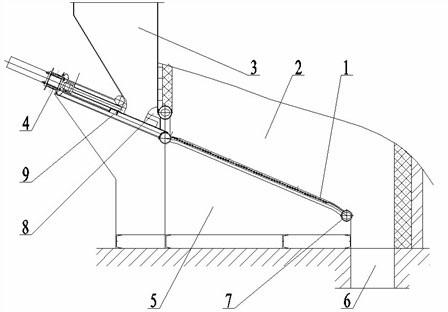 Water-cooled grate combustor