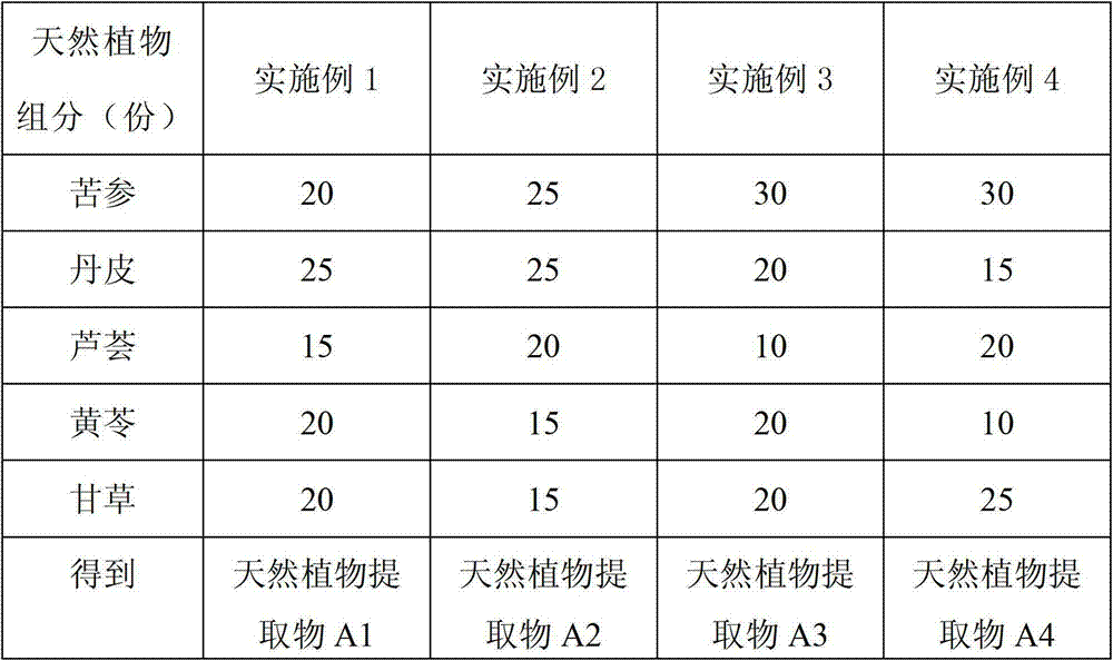 Plant compound gel for treating acne and preparation method thereof