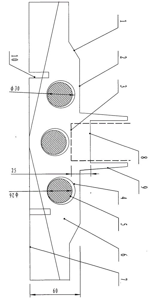 Tank armored car anti-explosion strengthening track plate