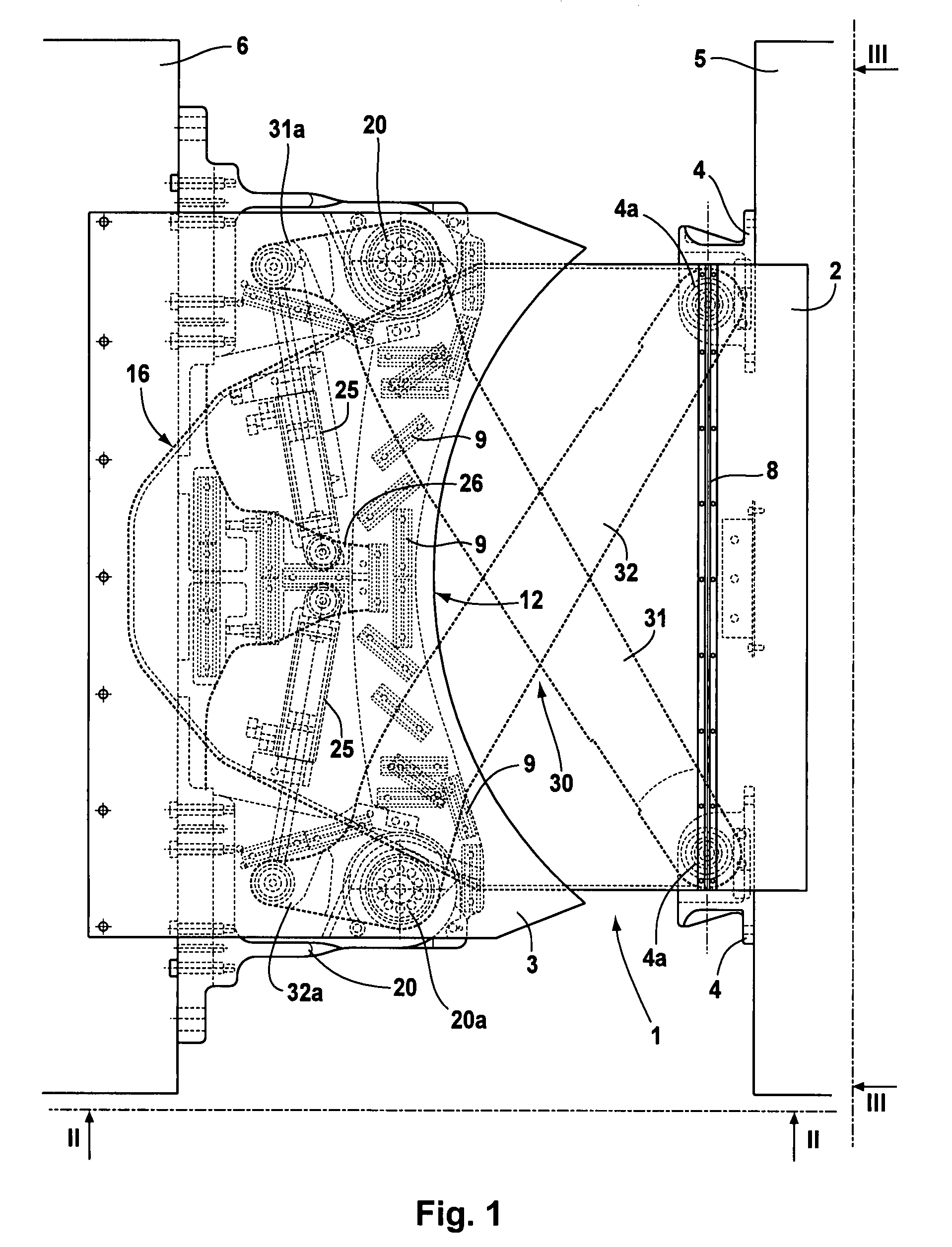 Corridor connection of a connection having a bellows between two vehicles connected together by a joint