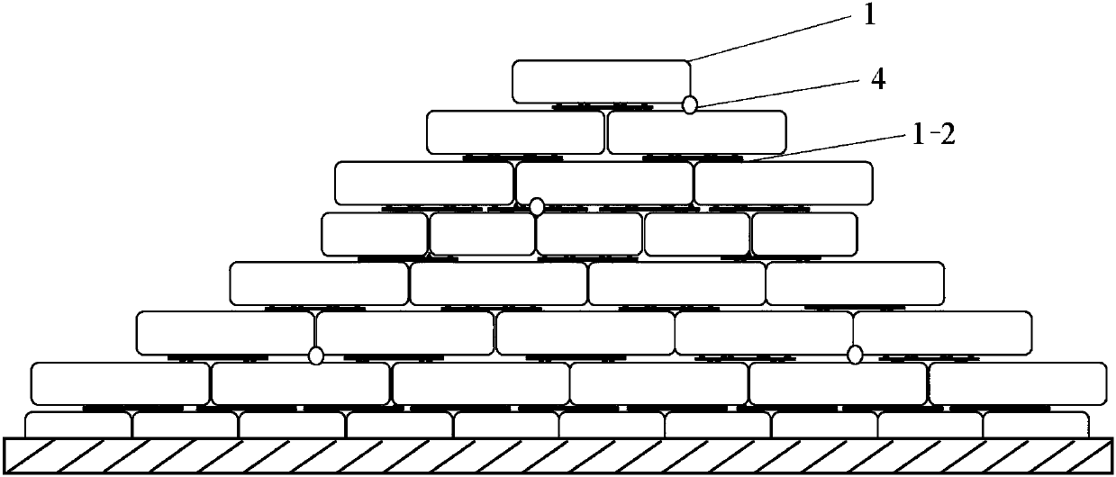 Ecological bag and rock slope re-greening device