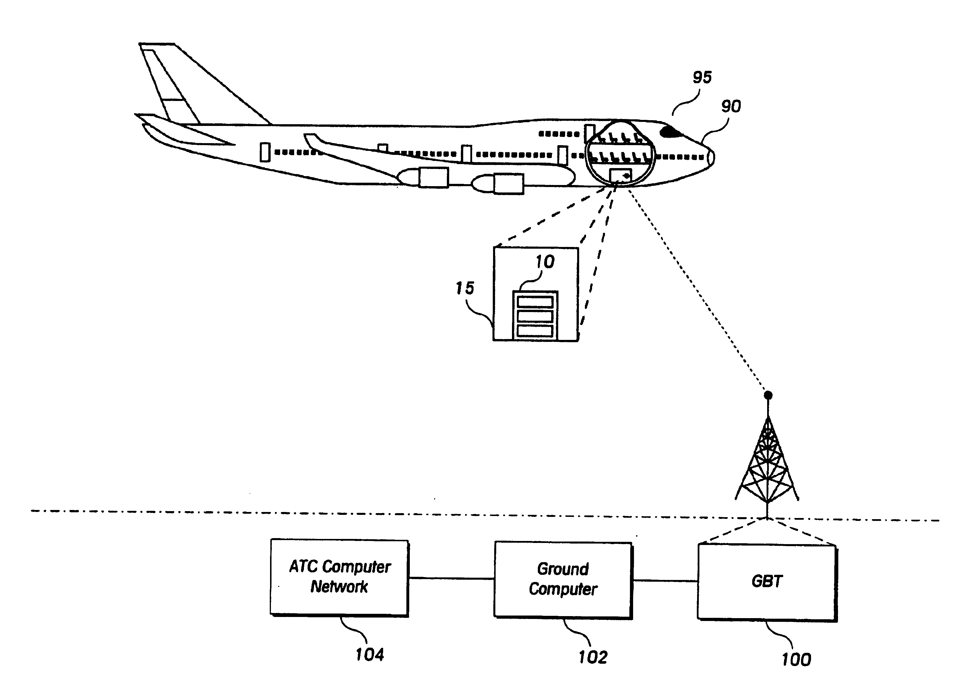 Uninterruptable ADS-B system for aircraft tracking