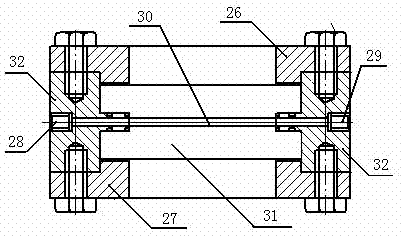 High-temperature high-pressure multifunctional core sulfur deposition test device and method