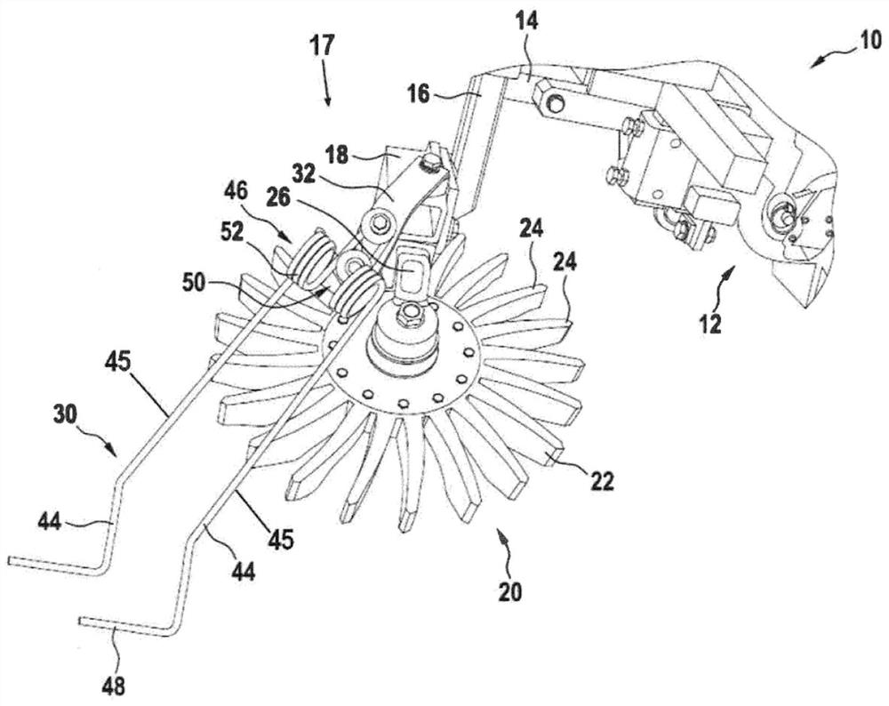 Device and method for mechanical weed control