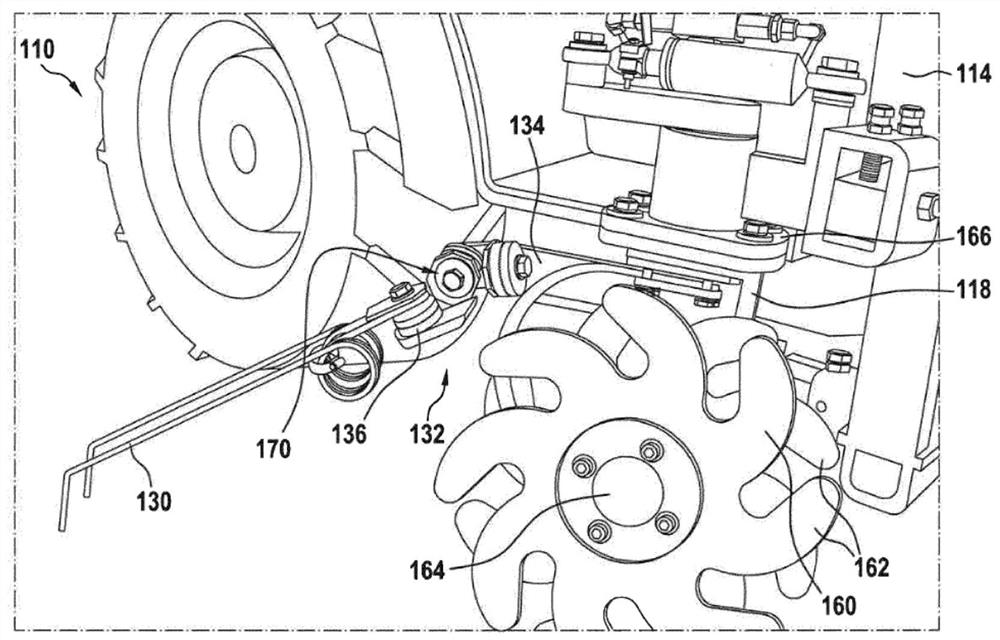 Device and method for mechanical weed control