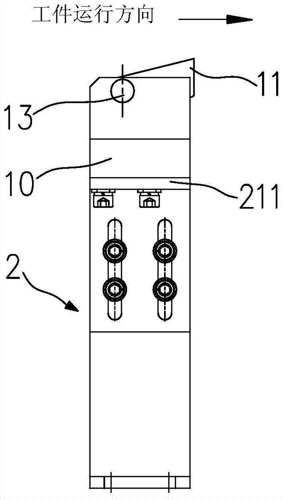 Non-return device for refrigerator compressor performance test equipment