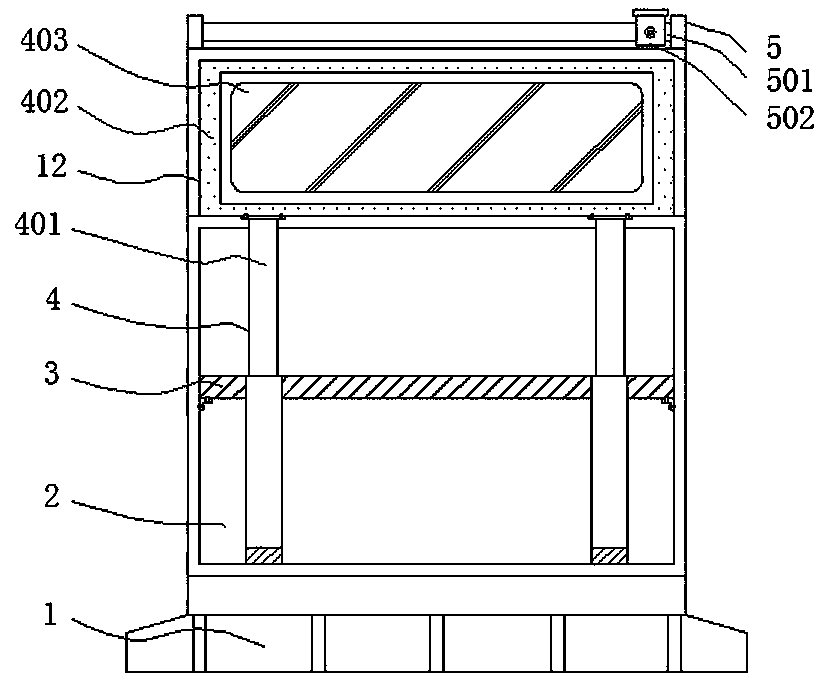 Electronic information display device convenient to clean with good protection effect