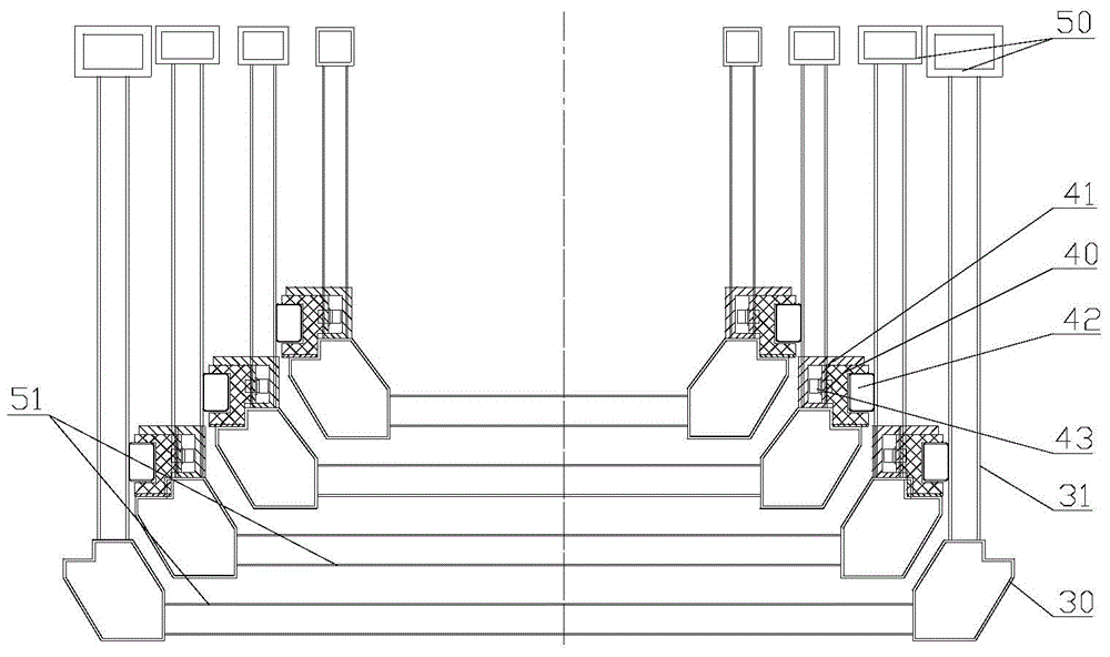 Scaling ladder engineering machinery and ladder assembly of scaling ladder engineering machinery