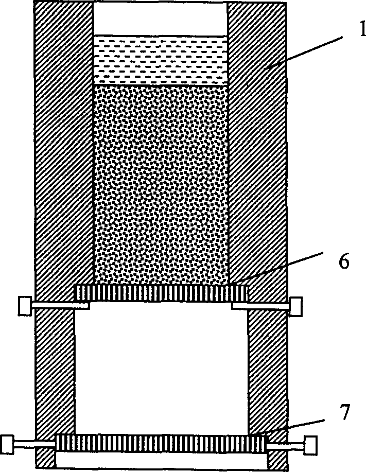 Method and apparatus for producing high porosity through hole multi-hole aluminum alloy