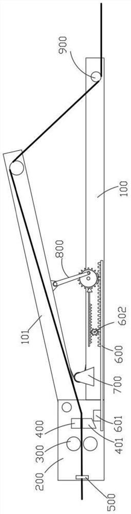 Protection mechanism for take-up and pay-off of communication cable