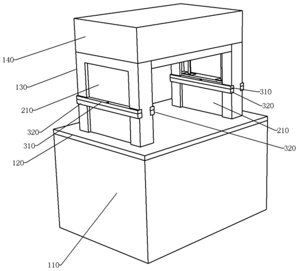 Locking device for underground damper in mine