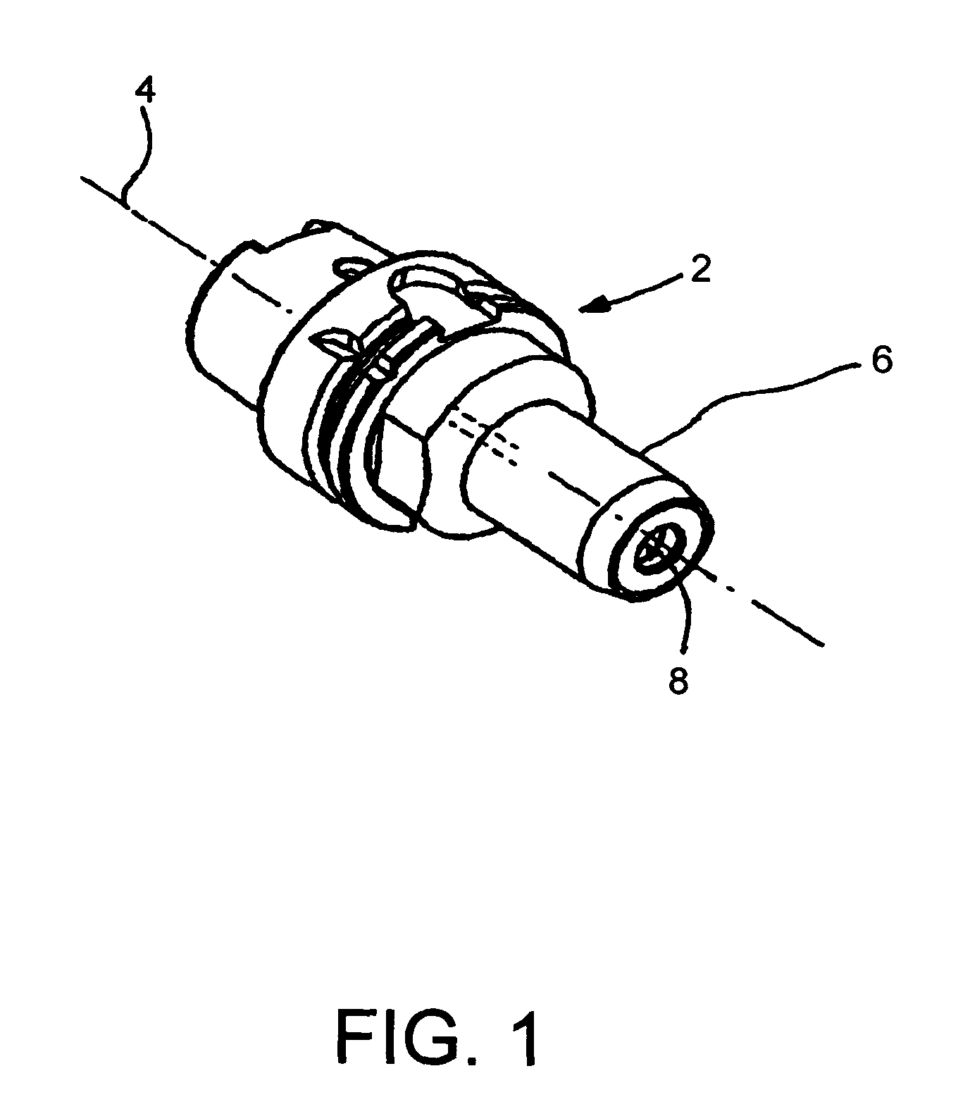 Device for supplying coolant into a shank of a rotary tool as well as a rotary tool, in particular a drill