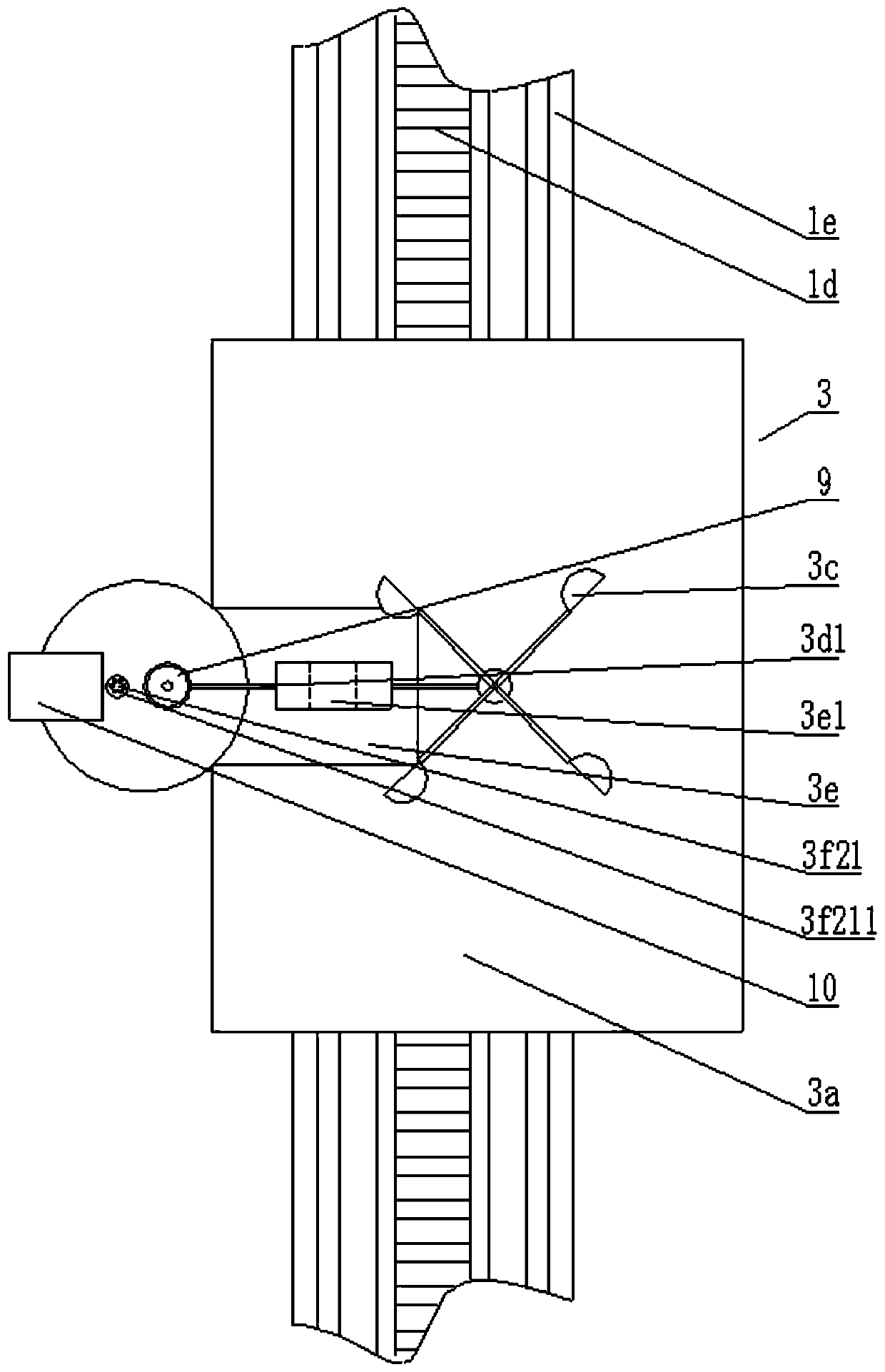 A substation bird repelling device