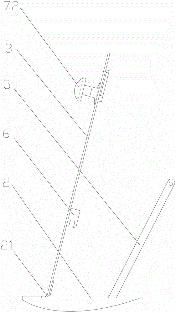 Fixing device for pigtail and probe of a portable Raman spectrometer