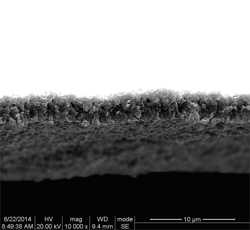 A method and application of stripping titanium surface coating by nanotube treatment