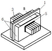 Method and structure of aluminum bus bar passing through firewall in aluminum electrolysis workshop