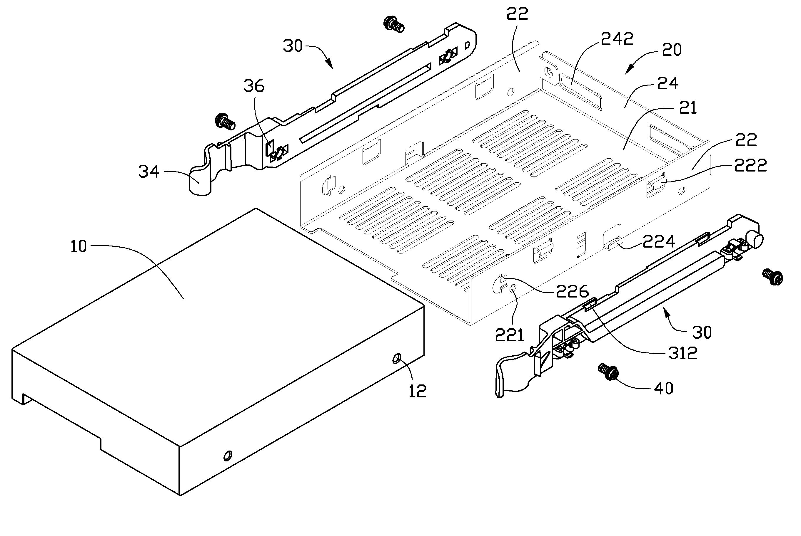 Storage device module and screw mounting structure of the same