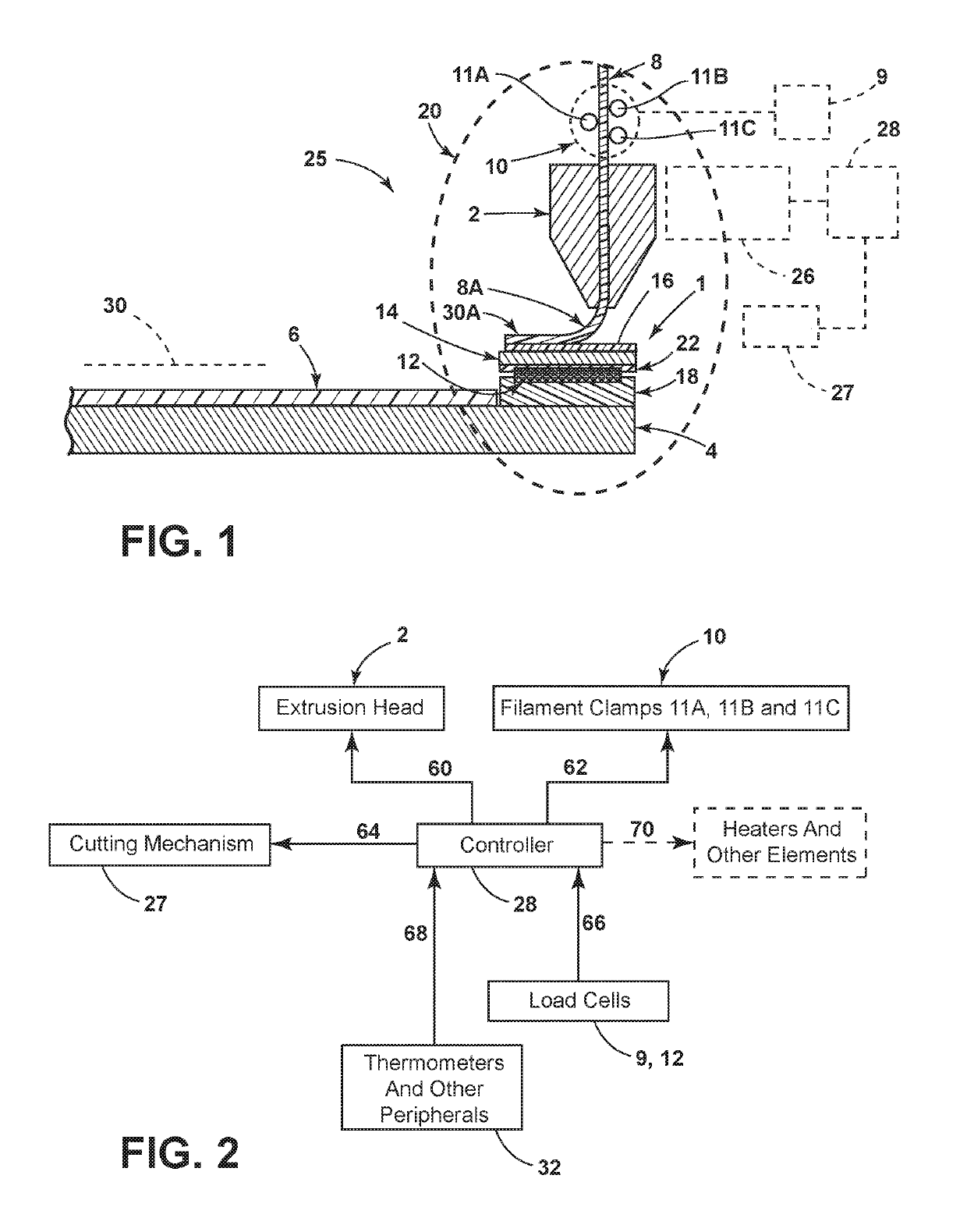 Adhesion test station in an extrusion apparatus and methods for using the same